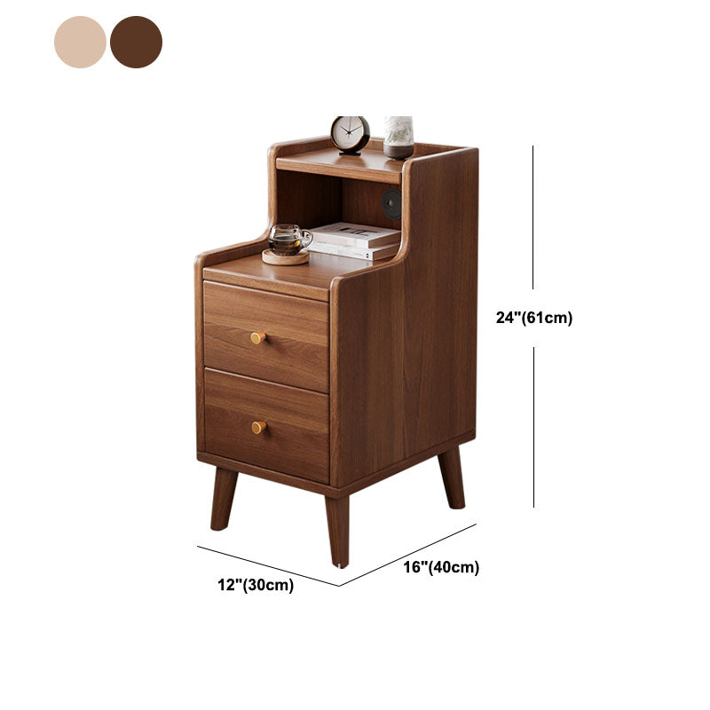 Modern Drawer Storage Night Table Manufactured Wood Bedside Cabinet