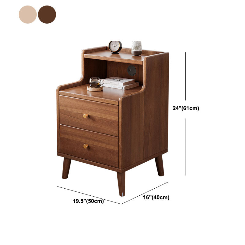 Modern Drawer Storage Night Table Manufactured Wood Bedside Cabinet