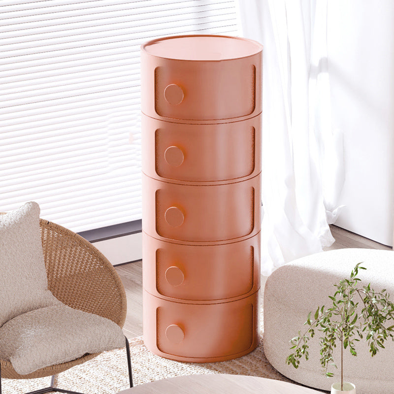 Modern Creative Bedside Cabinet Plastic Nightstand for Living Room