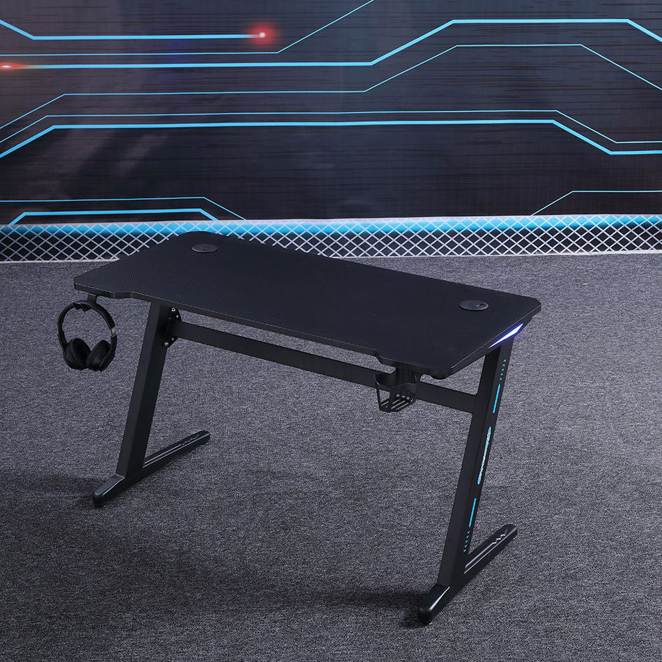 Industrial Gaming Desk Home Gaming Desk with Cable Management