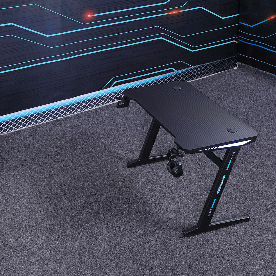 Industrial Gaming Desk Home Gaming Desk with Cable Management