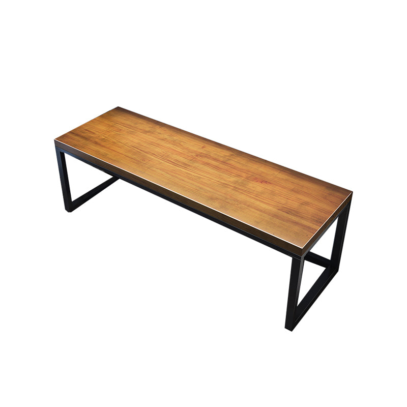 Home Solid Wood Rectangular Writing Desk Industrial Gaming Desk