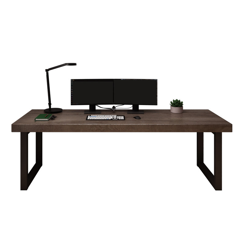 Solid Wood Rectangular Writing Desk Home Modern Meeting Desk for Office