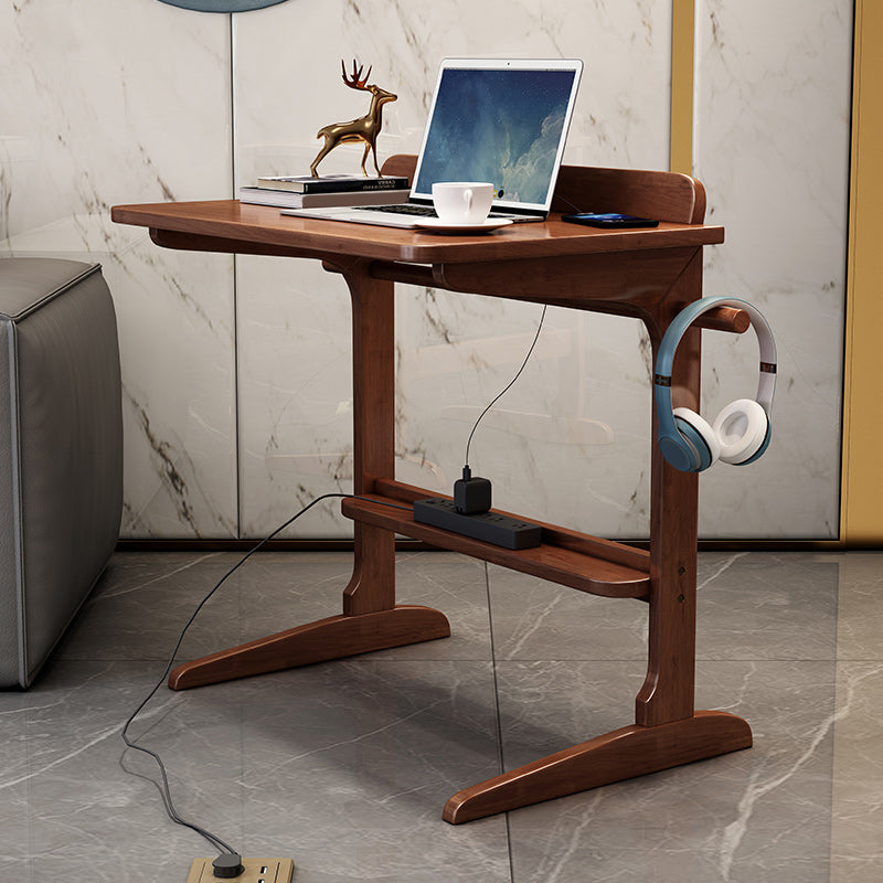 Home / Office Writing Desk Contemporary Solid Rubberwood Office Desk