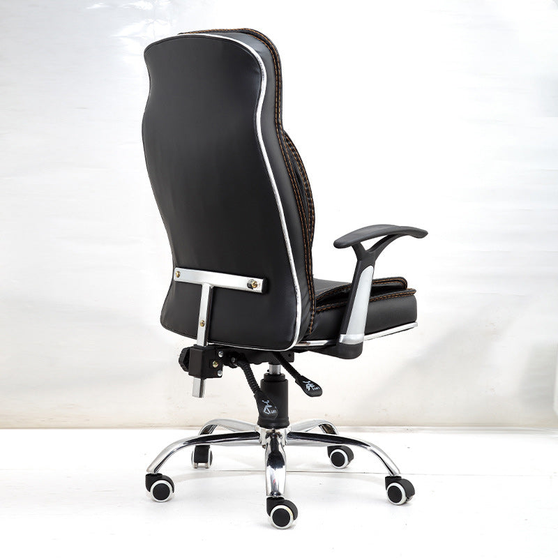 Black Contemporary Executive Chair Upholstered Managers Chair