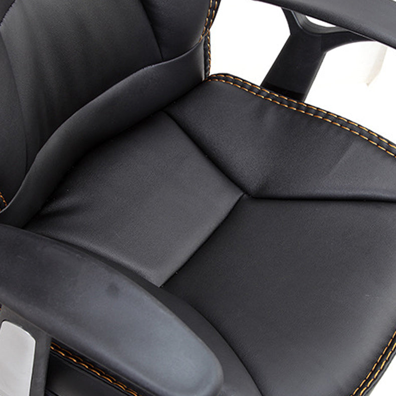 Black Contemporary Executive Chair Upholstered Managers Chair