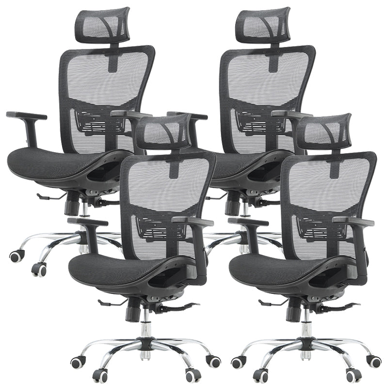 Contemporary Office Chair Mesh Computer Chair Ergonomic Task Chair with Wheels