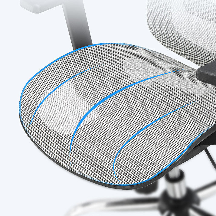 Contemporary Office Chair Mesh Computer Chair Ergonomic Task Chair with Wheels