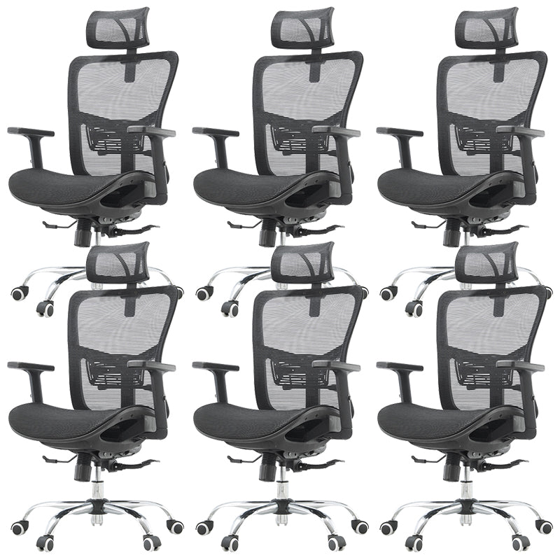 Contemporary Office Chair Mesh Computer Chair Ergonomic Task Chair with Wheels