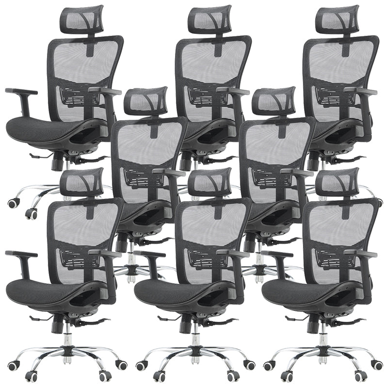 Contemporary Office Chair Mesh Computer Chair Ergonomic Task Chair with Wheels