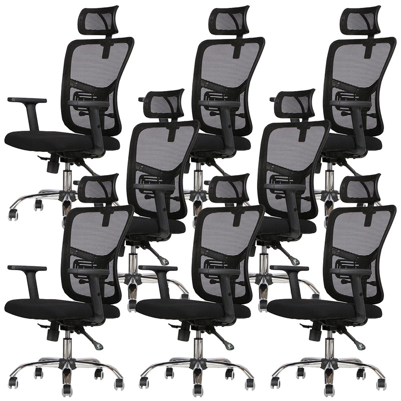 Contemporary Office Chair Mesh Computer Chair Ergonomic Task Chair with Wheels