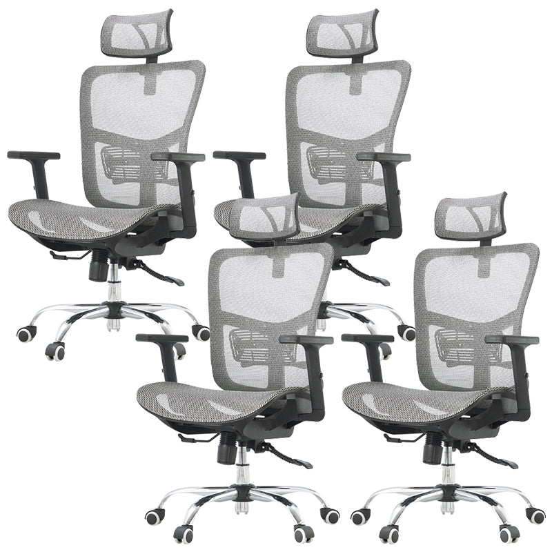 Contemporary Office Chair Mesh Computer Chair Ergonomic Task Chair with Wheels