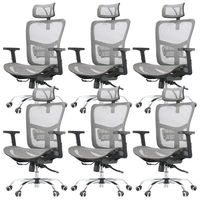 Contemporary Office Chair Mesh Computer Chair Ergonomic Task Chair with Wheels