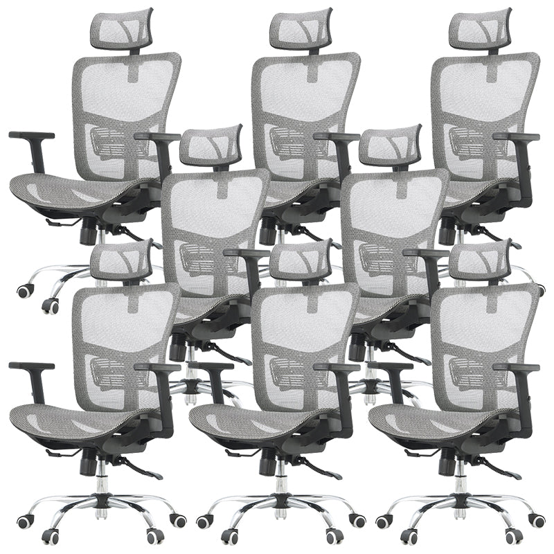 Contemporary Office Chair Mesh Computer Chair Ergonomic Task Chair with Wheels