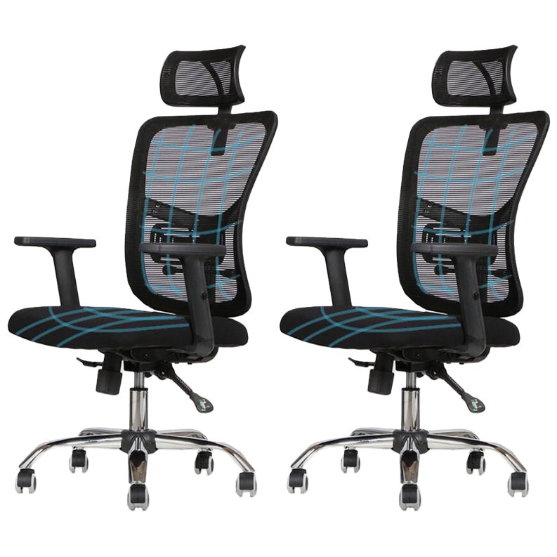 Contemporary Office Chair Mesh Computer Chair Ergonomic Task Chair with Wheels