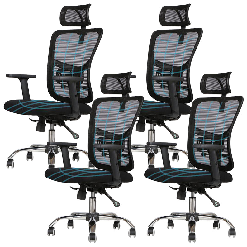 Contemporary Office Chair Mesh Computer Chair Ergonomic Task Chair with Wheels