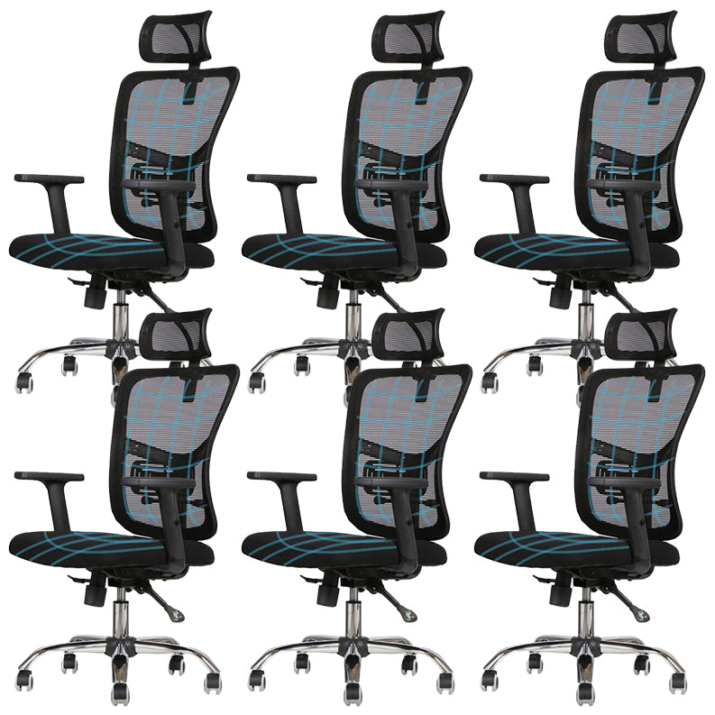 Contemporary Office Chair Mesh Computer Chair Ergonomic Task Chair with Wheels