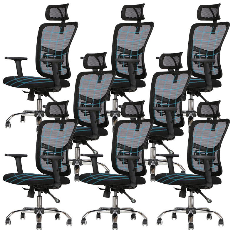 Contemporary Office Chair Mesh Computer Chair Ergonomic Task Chair with Wheels