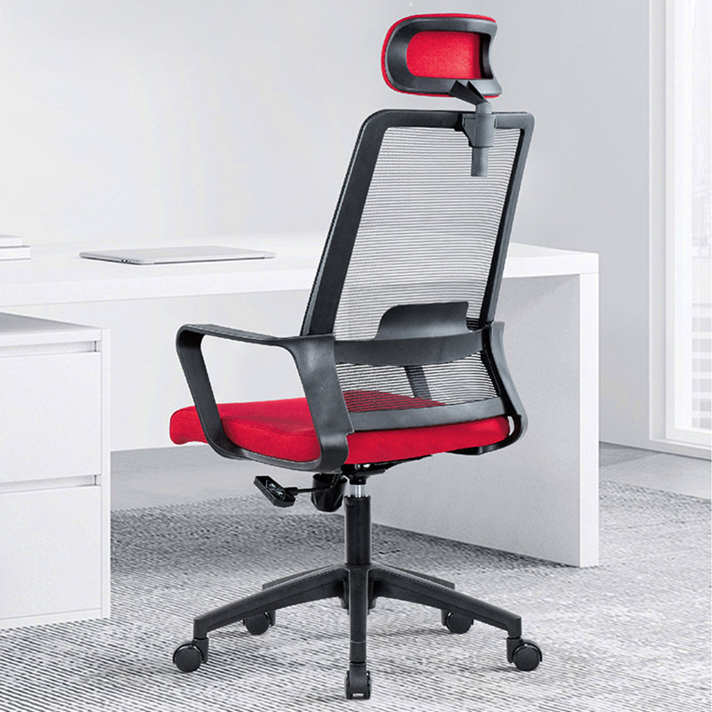 Contemporary Breathable Air Grid Office Chair Microfiber Task High Back Chair