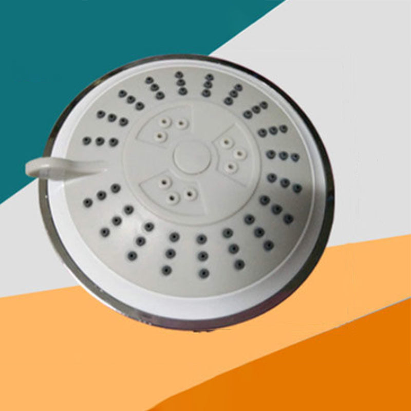Round Fixed Shower Head Traditional Style Metal 5-inch Fixed Shower Head