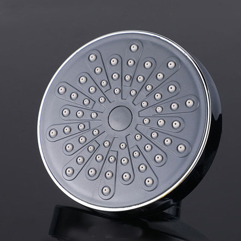 Round Fixed Shower Head Traditional Style Metal 5-inch Fixed Shower Head