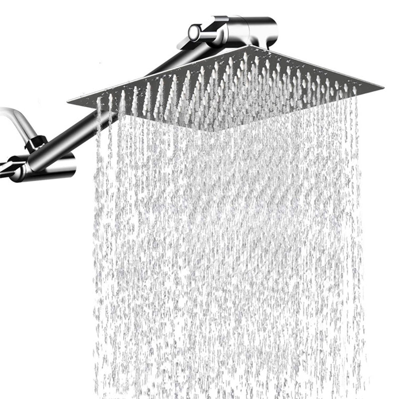 Wall Mounted Fixed Shower Head Modern Style Metal Shower Head