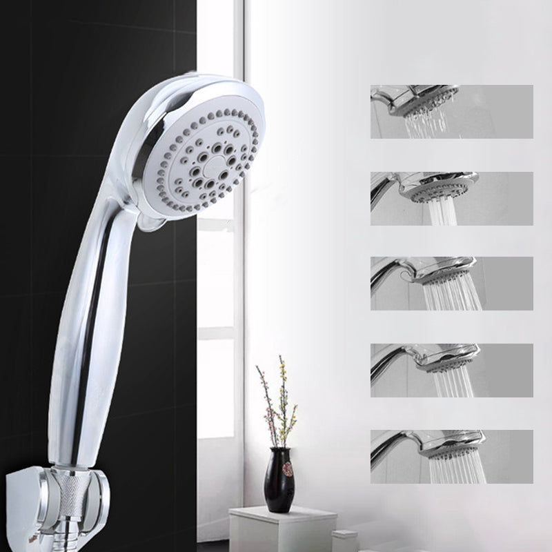 Modern Style Round Handheld Shower Bathroom Metal Wall Mounted Hand Shower