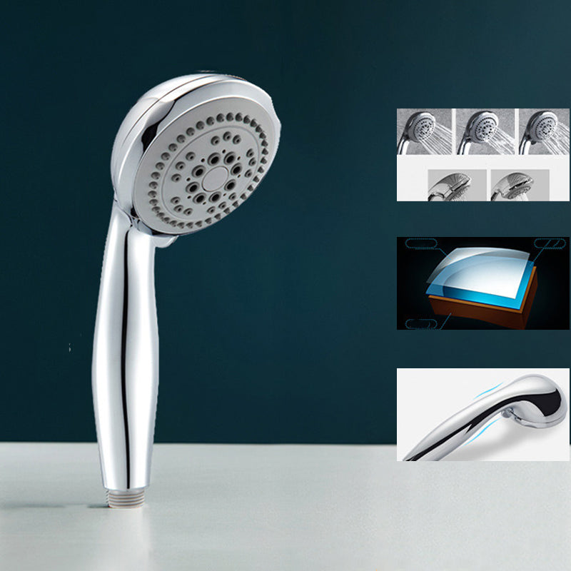 Modern Style Round Handheld Shower Bathroom Metal Wall Mounted Hand Shower