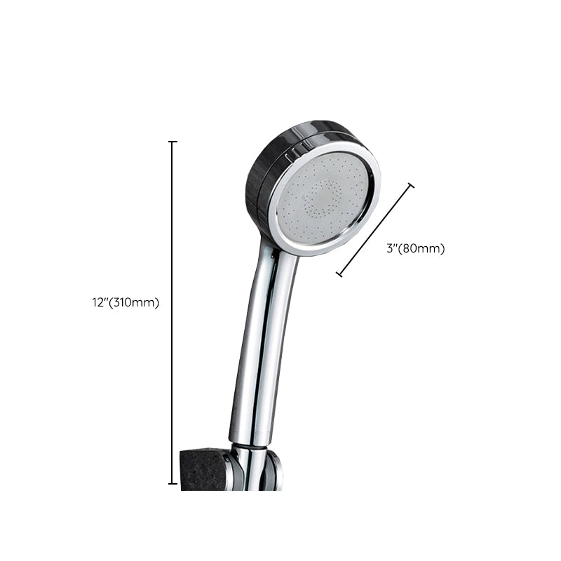 Modern Style Round Handheld Shower Bathroom Metal Wall Mounted Hand Shower