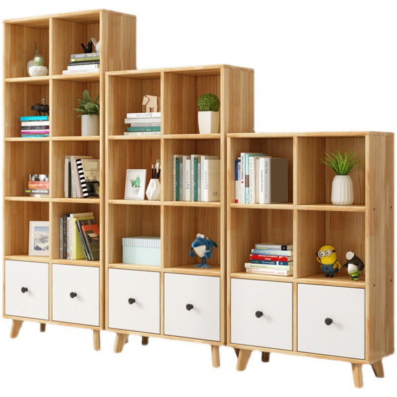 Natural Contemporary Natural Rectangle Chest with Solid Wood Legs