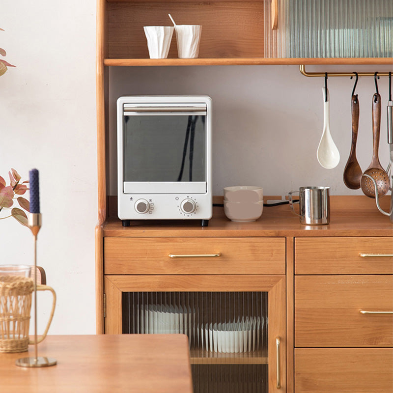 Wooden Side Board with Cabinets Modern Minimalist Living Room Buffet Sideboard