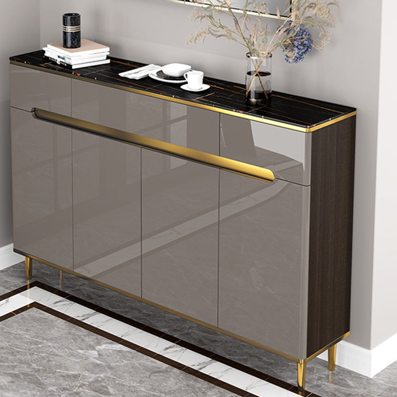 Home Luxury Style Storage Sideboard Sintered Stone Sideboard Cabinets