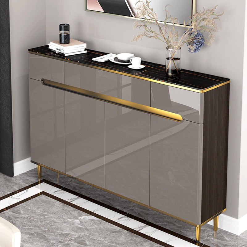 Home Luxury Style Storage Sideboard Sintered Stone Sideboard Cabinets