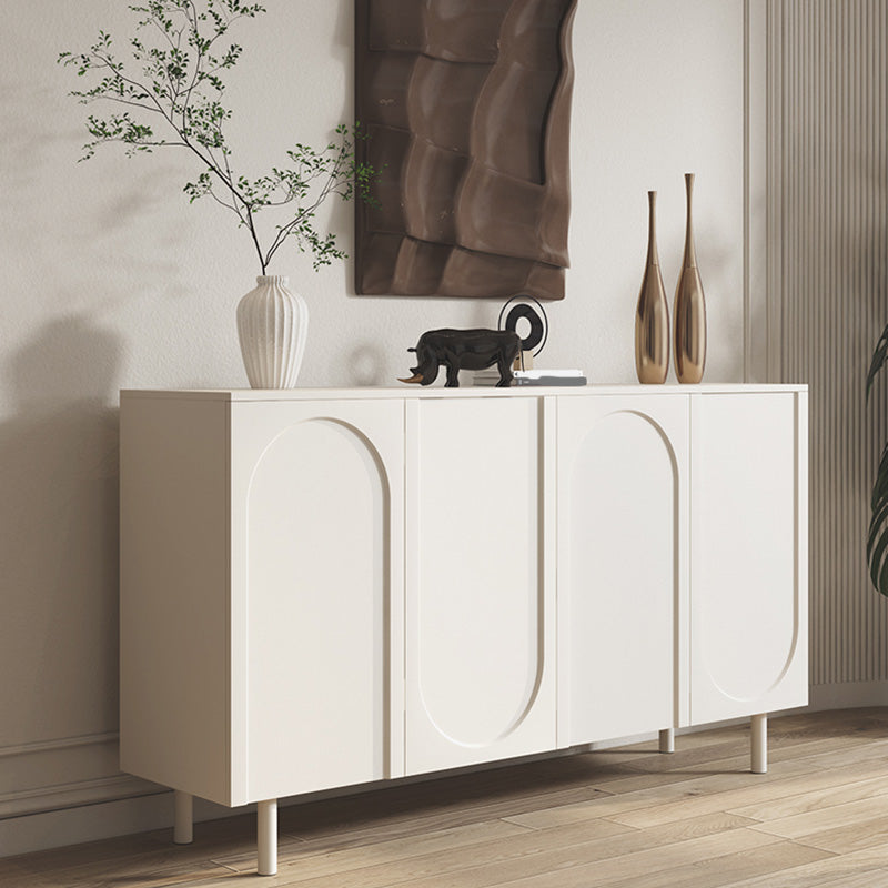 Modern Style Rectangle Sideboard Wooden Dining Sideboard with Doors