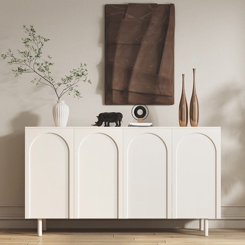 Modern Style Rectangle Sideboard Wooden Dining Sideboard with Doors