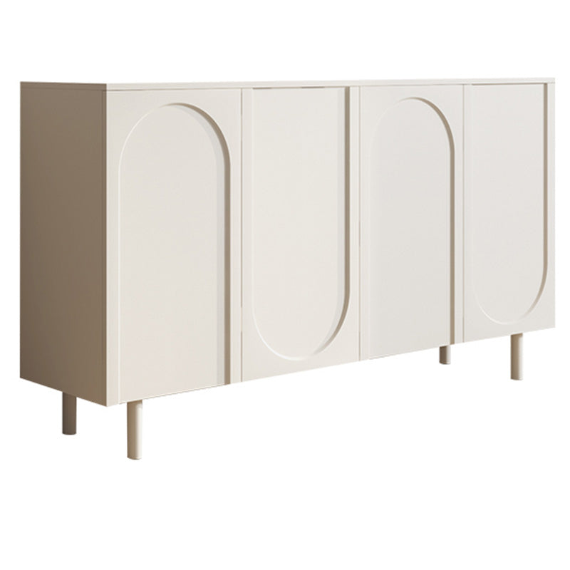 Modern Style Rectangle Sideboard Wooden Dining Sideboard with Doors