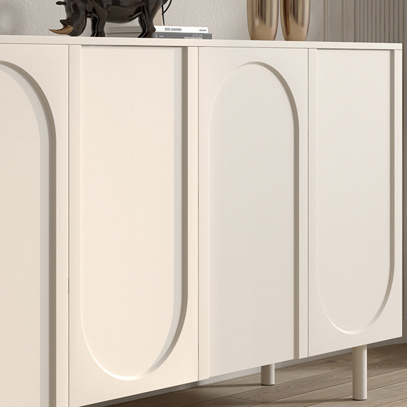 Modern Style Rectangle Sideboard Wooden Dining Sideboard with Doors