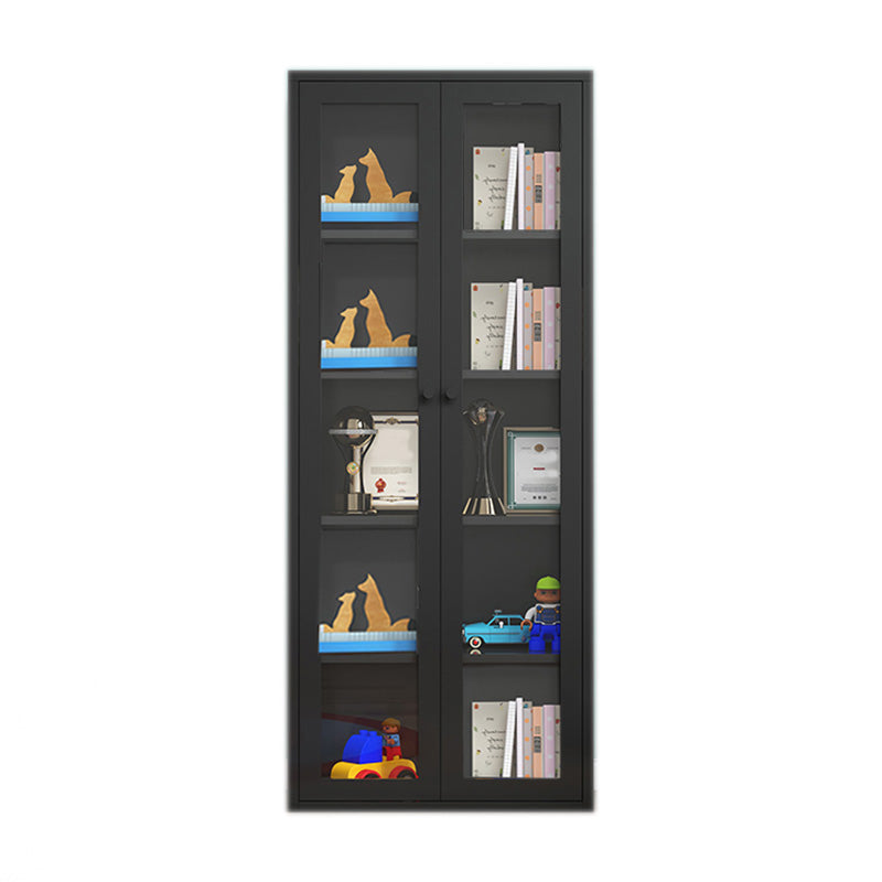 Modern Display Stand Steel Display Cabinet with Adjustable Interior Shelves