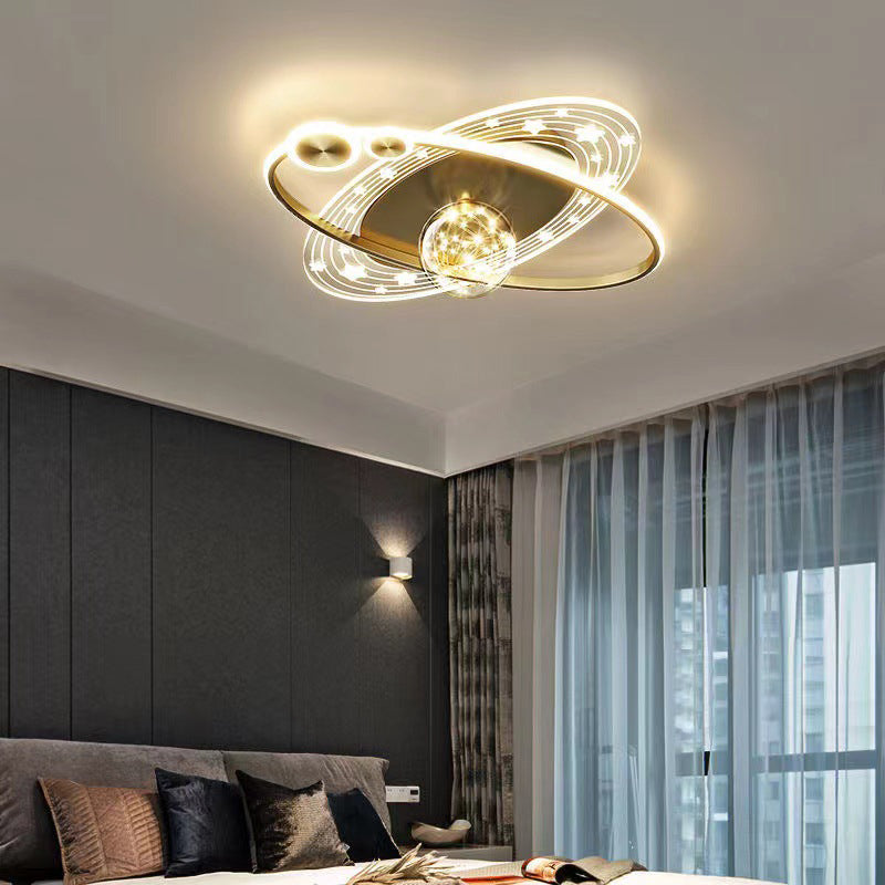 LED Polish Finish Ceiling Light Modern Flush Mount Lighting for Home