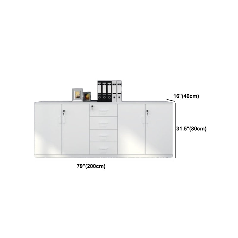 Wood Lateral Filing Cabinet Contemporary File Cabinet with Storage