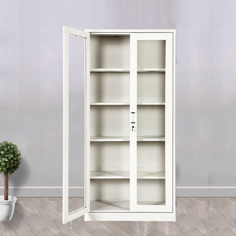 Vertical Filing Cabinet Contemporary Silver File Cabinet with Lock and Storage