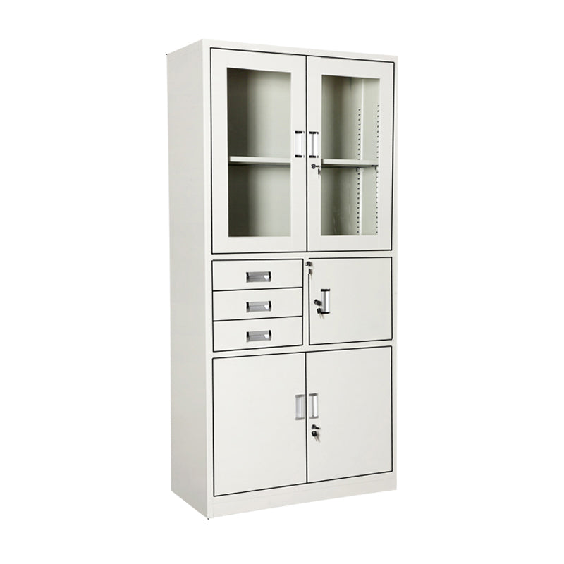 Vertical Filing Cabinet Contemporary Silver File Cabinet with Lock and Storage