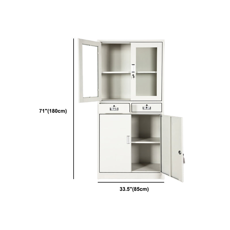 Vertical Filing Cabinet Contemporary Silver File Cabinet with Lock and Storage