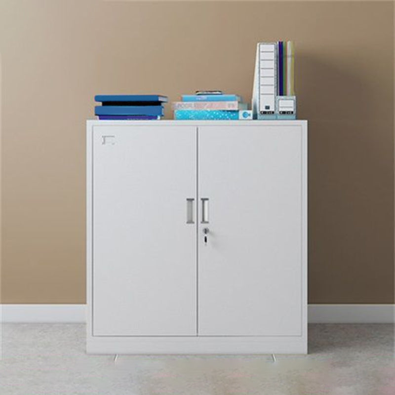 Steel Filing Cabinet Contemporary Silver File Cabinet with Lock and Storage