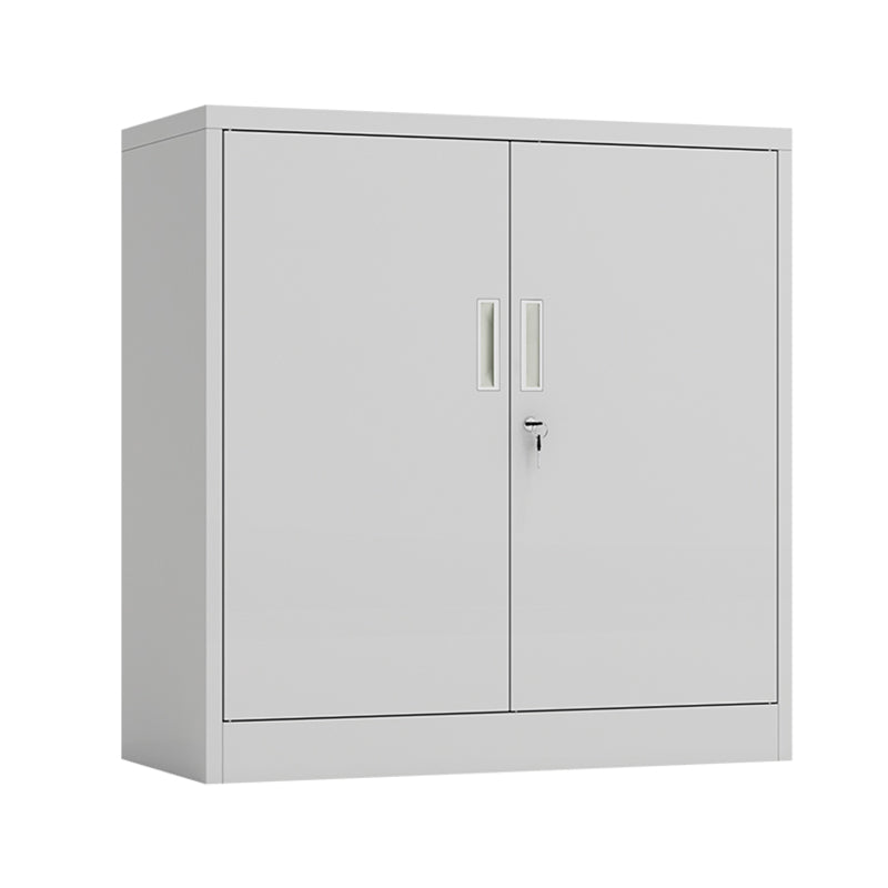 Steel Filing Cabinet Contemporary Silver File Cabinet with Lock and Storage