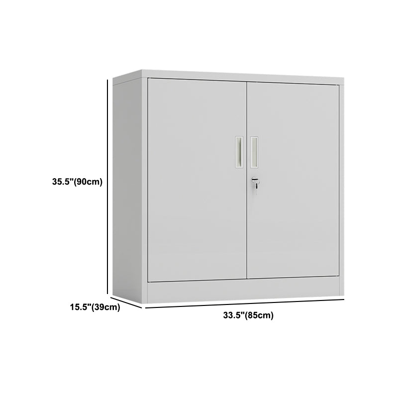 Steel Filing Cabinet Contemporary Silver File Cabinet with Lock and Storage