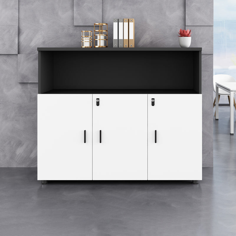 Wood Filing Cabinet Contemporary File Cabinet with Lock and Roll-out Shelves