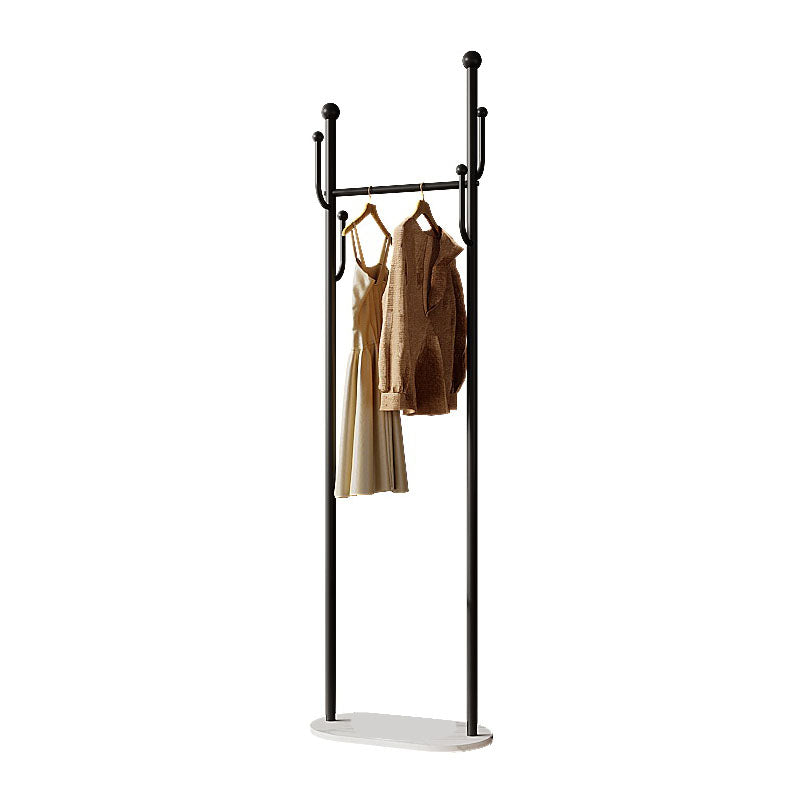 Gorgeous Coat Rack Coat Hooks Metal Storage Basket Coat Rack with Castors