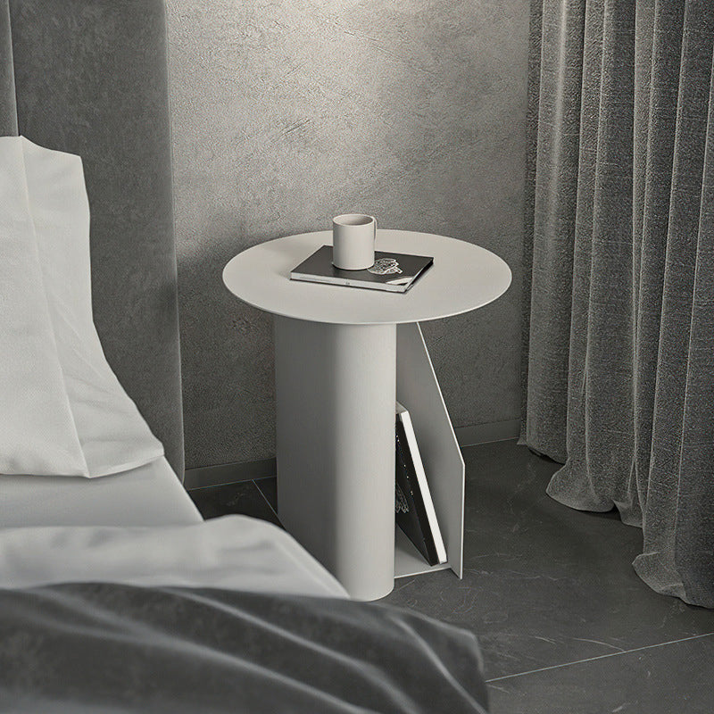 Metal Bed Nightstand Contemporary Bedside Cabinet for Bedroom