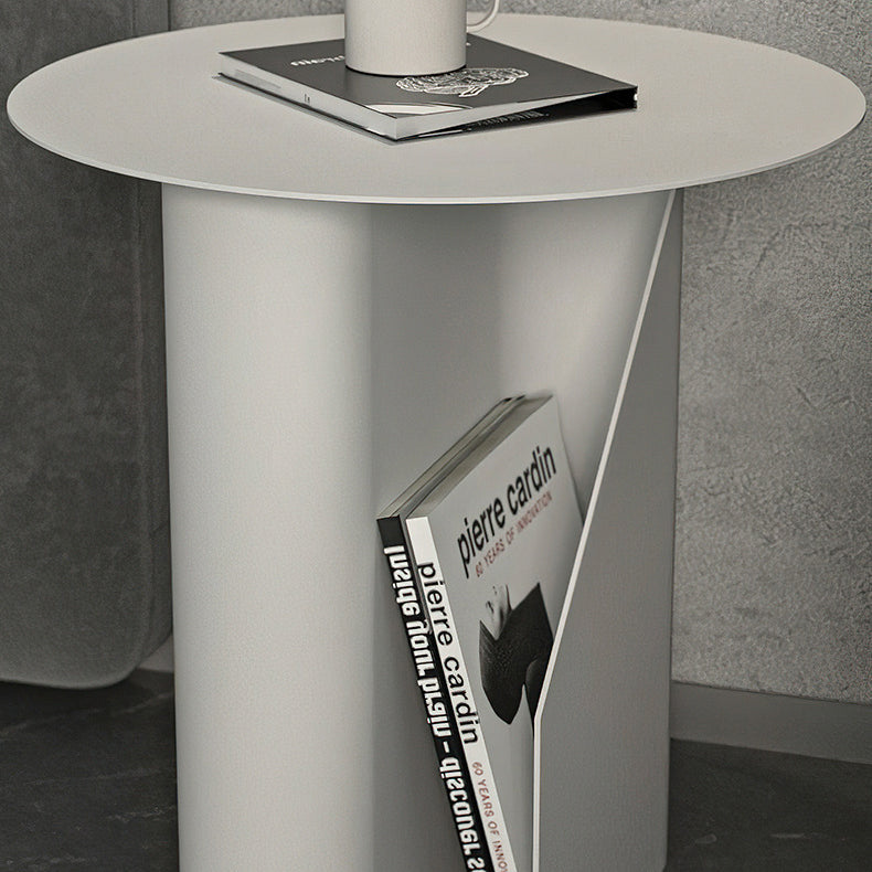 Metal Bed Nightstand Contemporary Bedside Cabinet for Bedroom